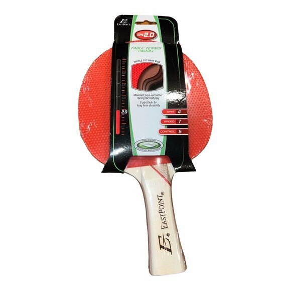 Ping Pong Paddle Eastpoint EPS 2.0 Table Tennis Wooden Handle Replacement New - Picture 1 of 5